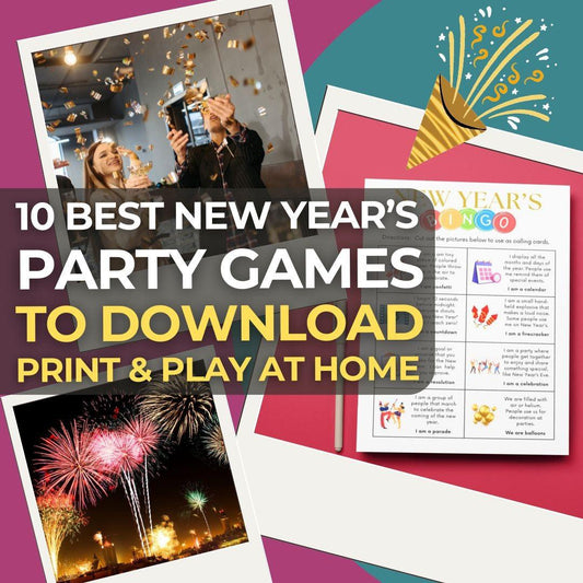 10 Best Printable New Year's Party Games for All Ages You Can Download & Play Instantly