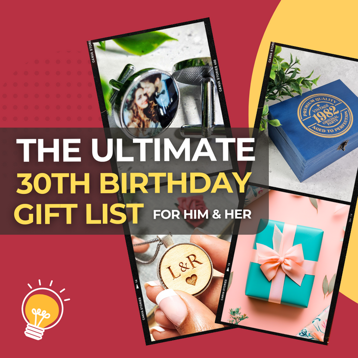 The Ultimate 30th Birthday Gift List: Top Picks for Him & Her