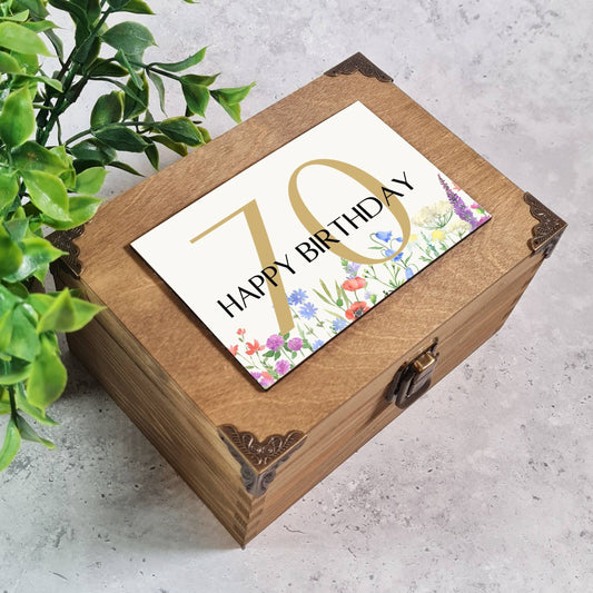 70th Birthday Memory Box