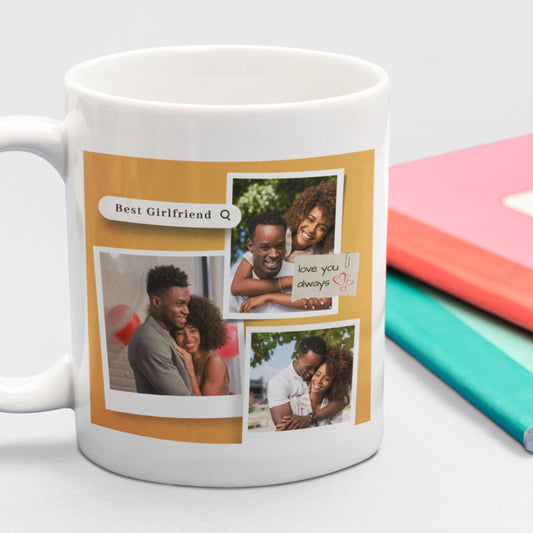 Best Girlfriend Ever Personalised Photo Mug I Anniversary Gift for Her