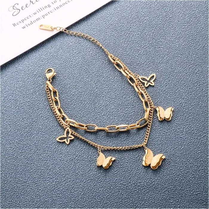 Butterfly Charm Bracelet