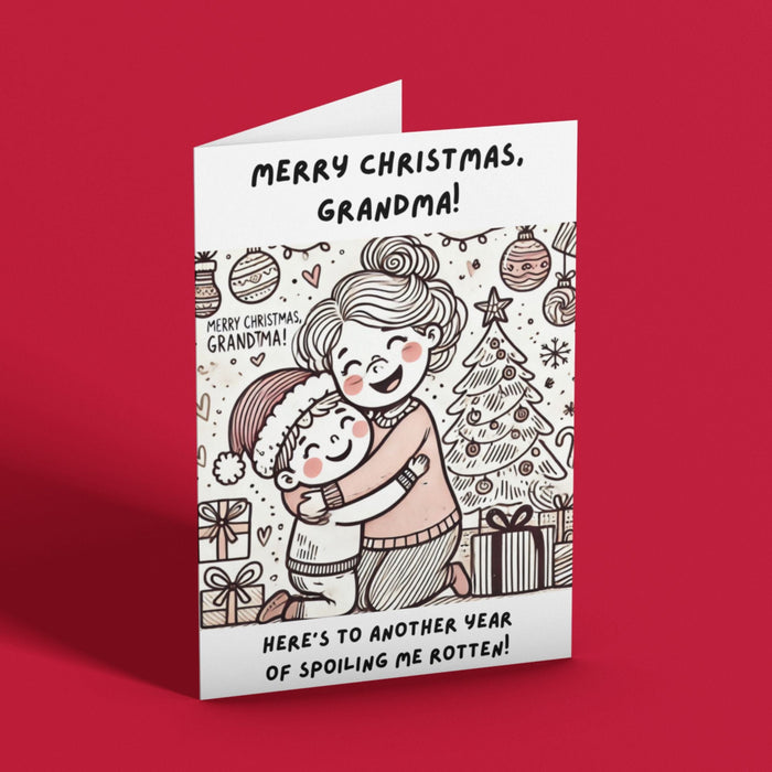 Christmas Card for Grandma | Printable Card