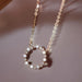 Circle Diamond Pendant Necklace - 925 Sterling Silver, 18K Gold Plated