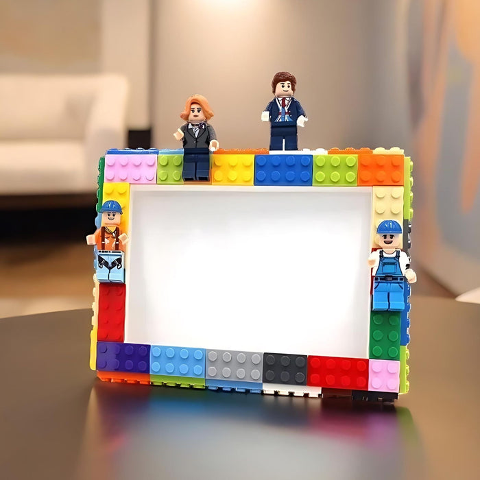 Colourful Building Block Photo Frame