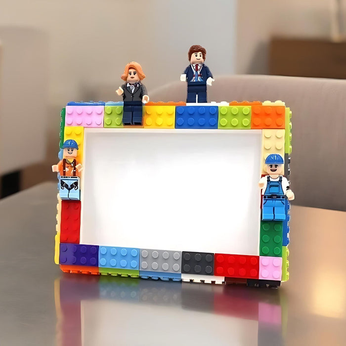 Colourful Building Block Photo Frame