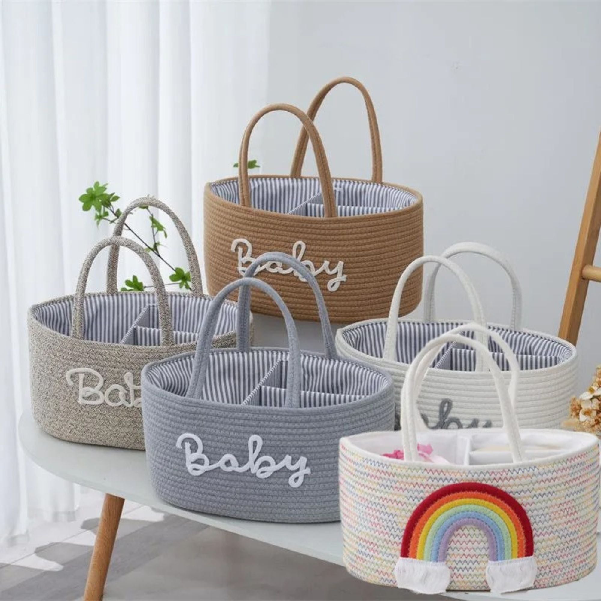 Cotton Rope Baby Storage Basket