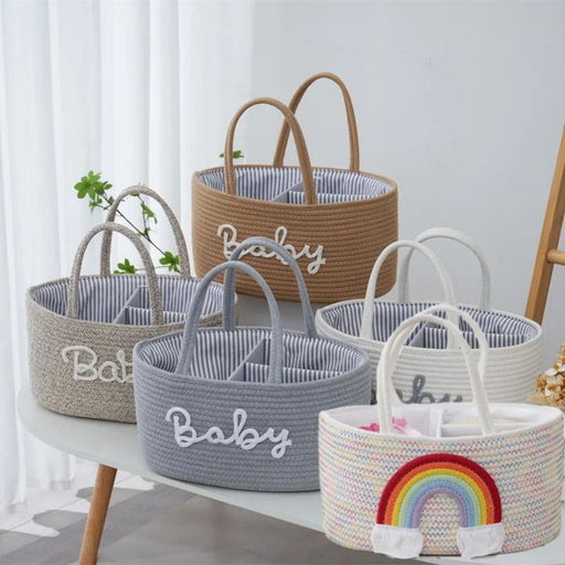 Cotton Rope Baby Storage Basket