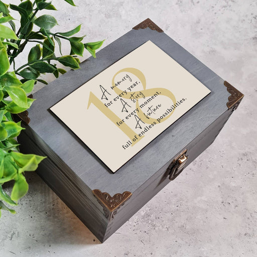 Custom 18th Birthday Memory Box