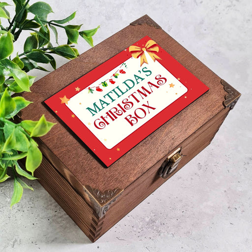 Custom Children's Christmas Keepsake Box