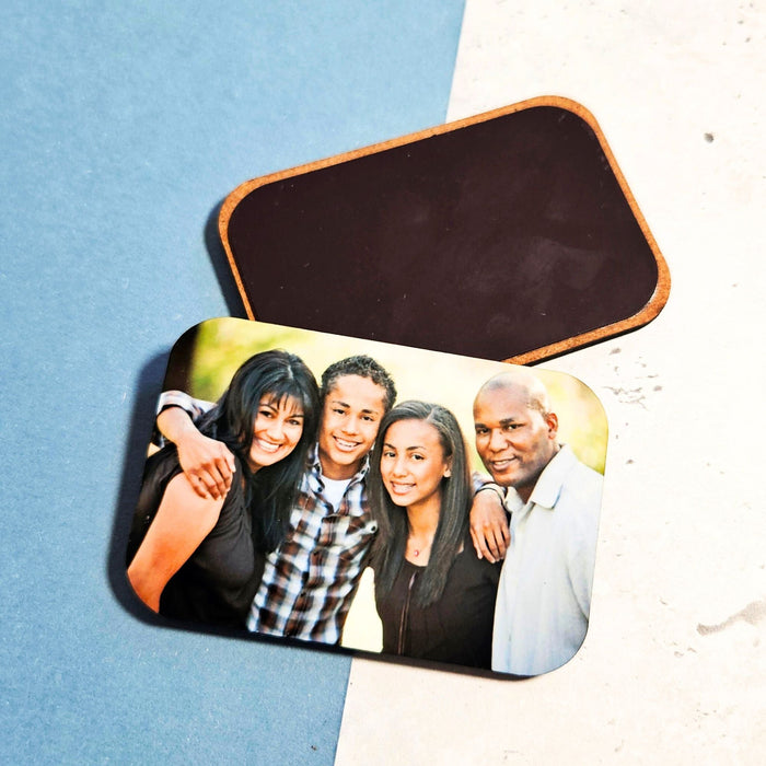 Custom Family Photo Magnet - Personalised Refrigerator Magnet Gift