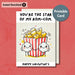 Cute Rom-Com Popcorn Printable Valentine's Card | Instant Download