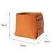 Folding Leather Desktop Storage Organiser