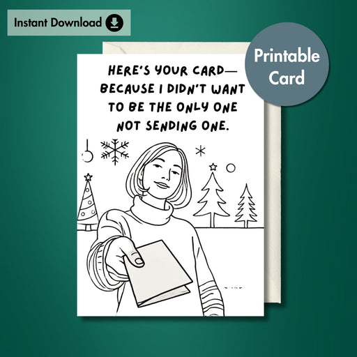 Funny Christmas Card | Printable Card