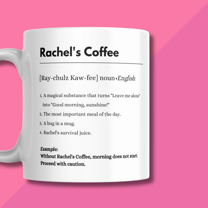 Funny Custom Name Coffee Mug I Best Friend Work Gift Idea for Her