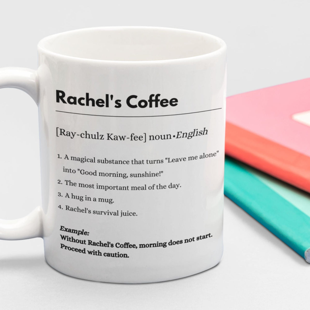 Funny Custom Name Coffee Mug I Best Friend Work Gift Idea for Her 