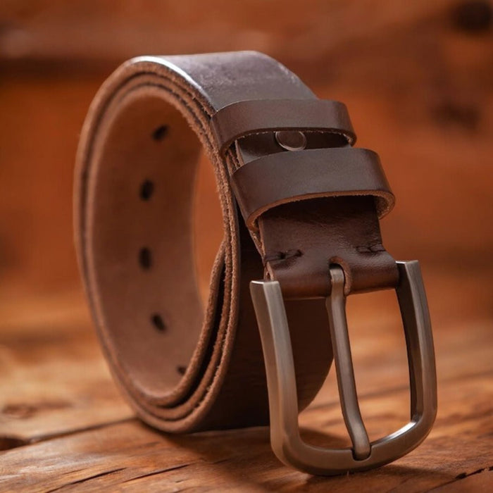 Genuine Leather Luxury Men's Belt