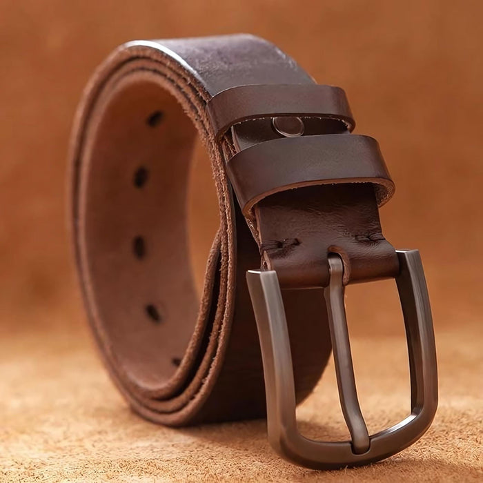 Genuine Leather Luxury Men's Belt