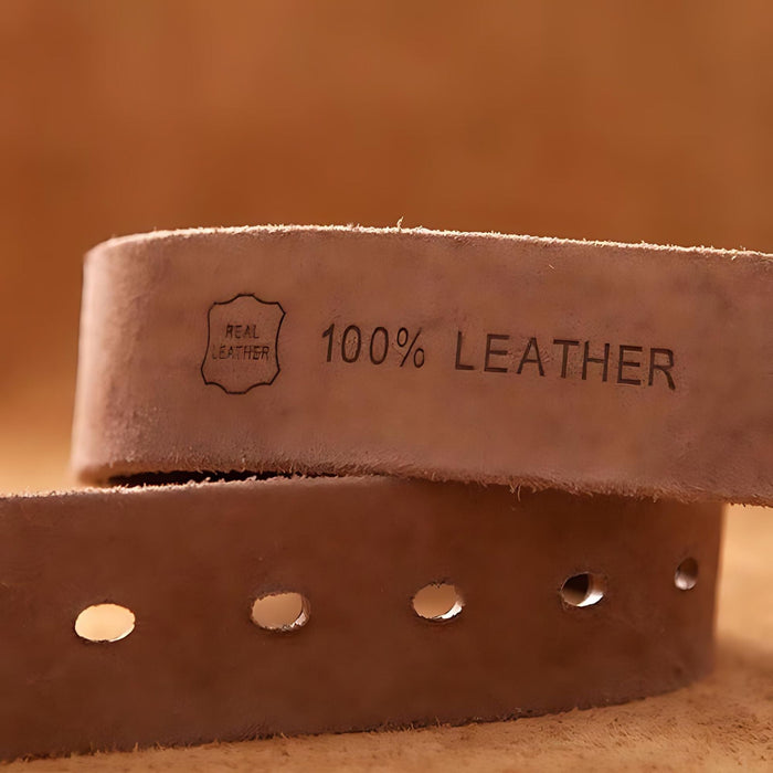 Genuine Leather Luxury Men's Belt