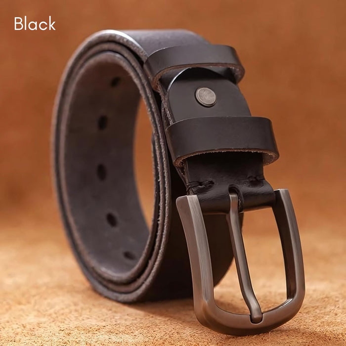 Genuine Leather Luxury Men's Belt