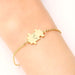 Gold Puzzle Piece Bracelet