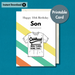 Happy 18th Birthday Son Card | Fun Childhood Memory Card | Ready-to-Print