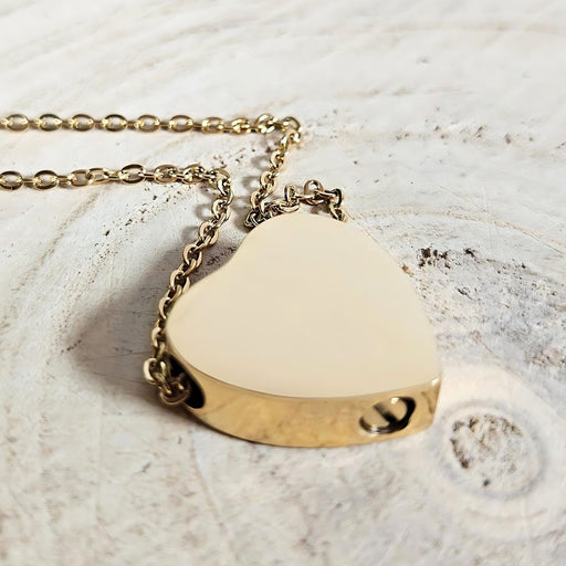 Heart Memorial Ashes Necklace