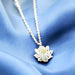 Lotus Flower Necklace - 925 Sterling Silver