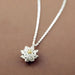 Lotus Flower Necklace - 925 Sterling Silver