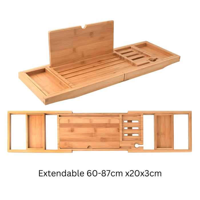 Luxury Extendable Bath Caddy Tray