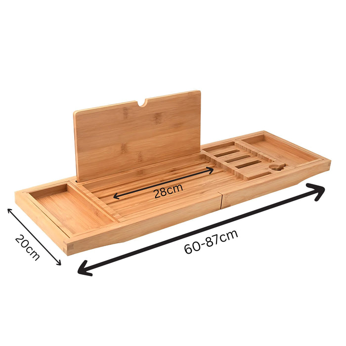 Luxury Extendable Bath Caddy Tray