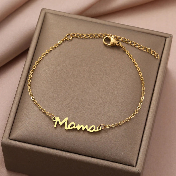 Mama Inscription Bracelet