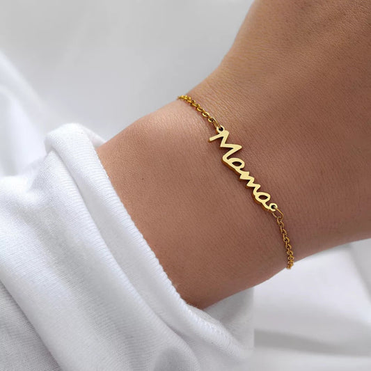 Mama Inscription Bracelet