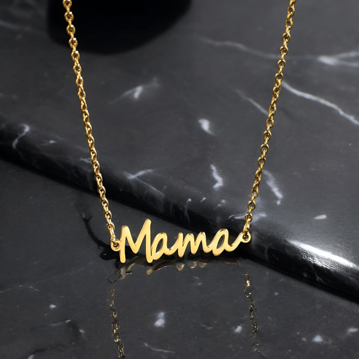 Mama Inscription Necklace