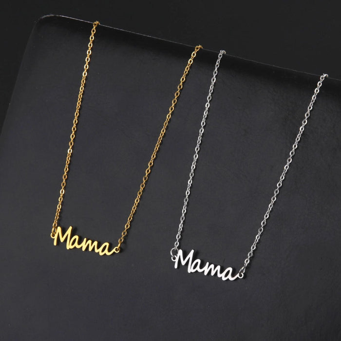 Mama Inscription Necklace