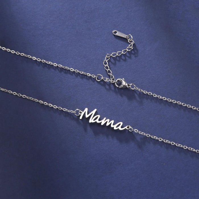 Mama Inscription Necklace