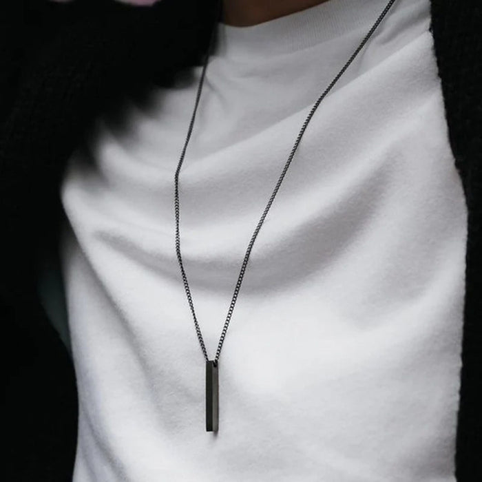 Men's Minimalist Pendant Necklace