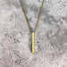 Men's Minimalist Pendant Necklace