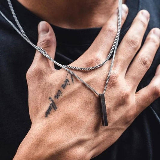 Men's Minimalist Pendant Necklace