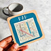 Mum & Dad Wordsearch Coaster Set - Gift for Parents