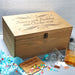 Personalised 50th Birthday Keepsake Box I Engraved Gift for Him Her