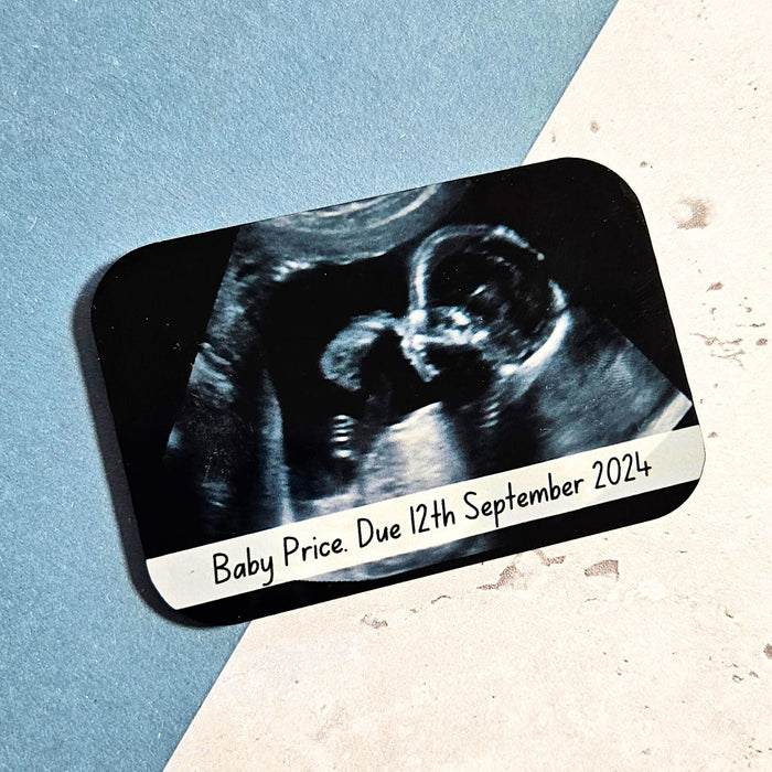 Personalised Baby Scan Ultrasound Photo Magnet