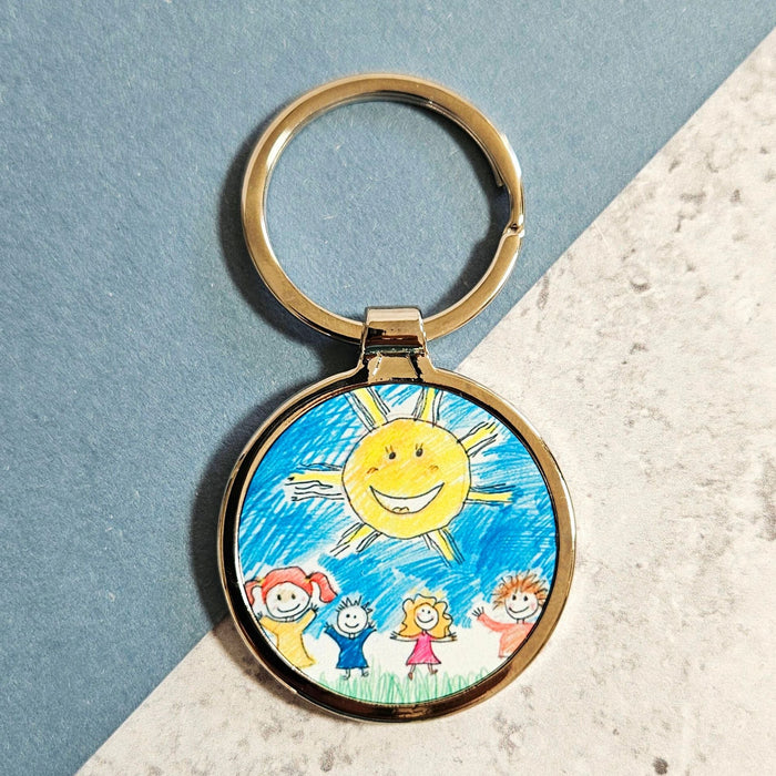 Personalised Children's Artwork Keyring