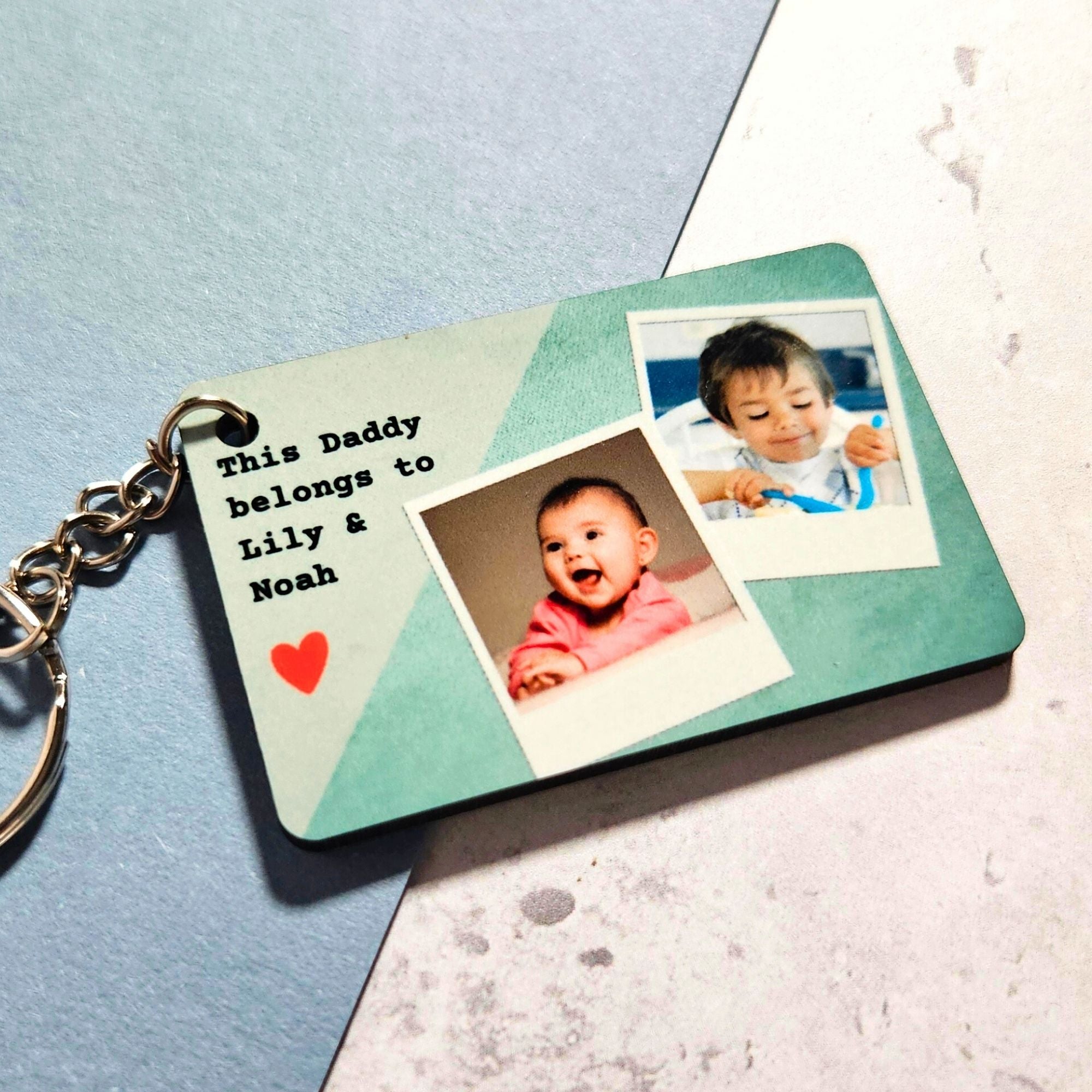 Personalised Daddy Photo Keyring - Father's Day Gift