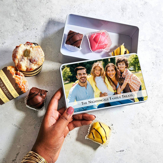 Personalised Family Photo Storage Tin