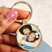 Personalised Metal Family Photo Keyring