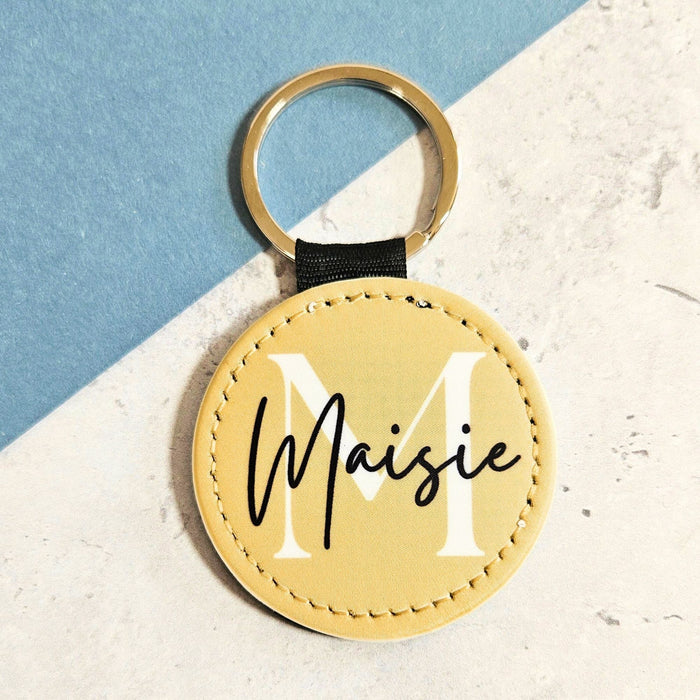 Personalised Monogram Name Keyring