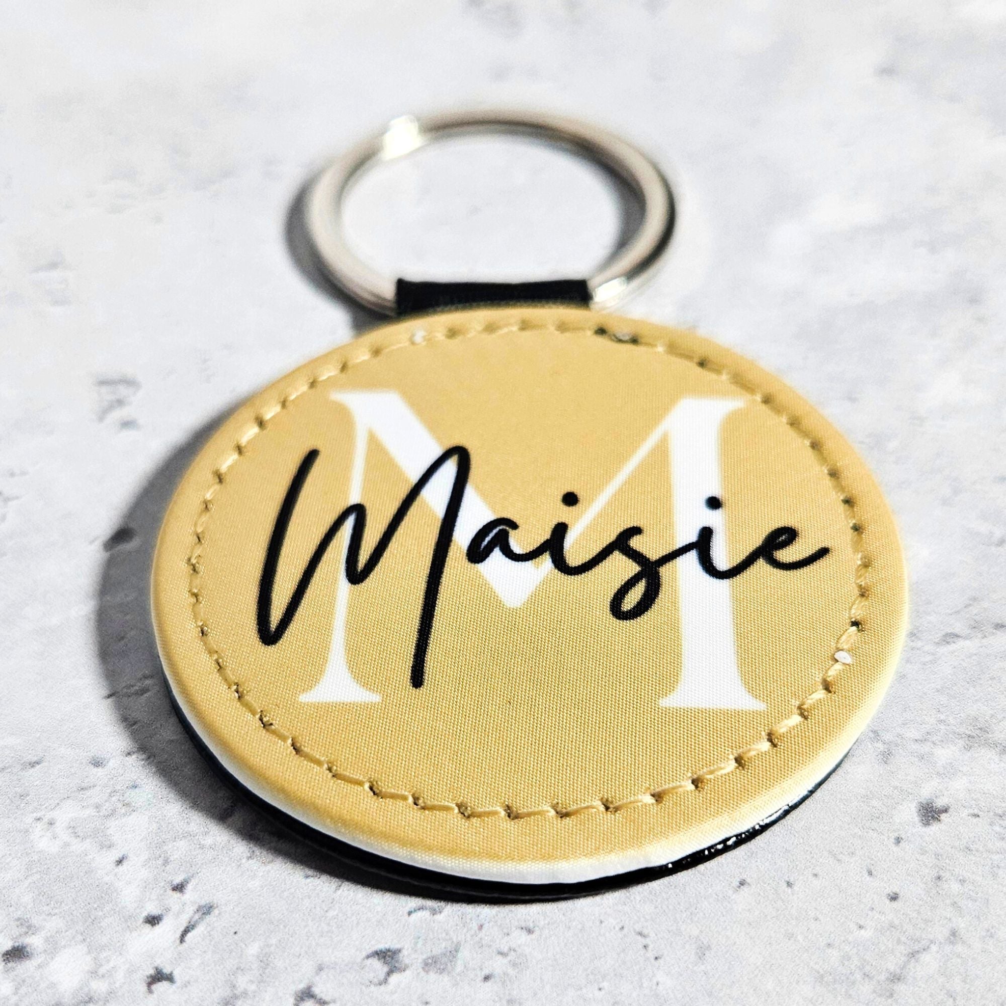 Personalised Monogram Name Keyring