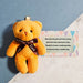 Pocket Comfort Bear and Wallet Card Poem - Anxiety Stress Relief Gift