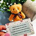 Pocket Comfort Bear and Wallet Card Poem - Bereavement and Loss Sympathy Gift