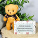 Pocket Comfort Bear and Wallet Card Poem - Bereavement and Loss Sympathy Gift